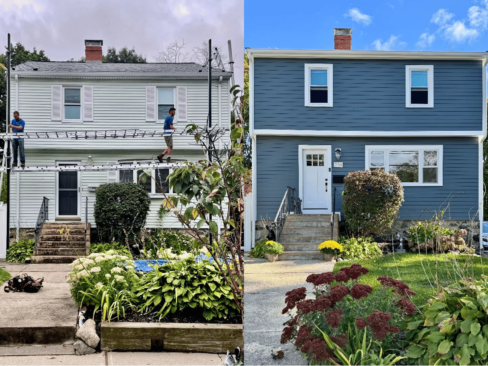example of before-and-after works by construction company example of before-and-after works by construction firm