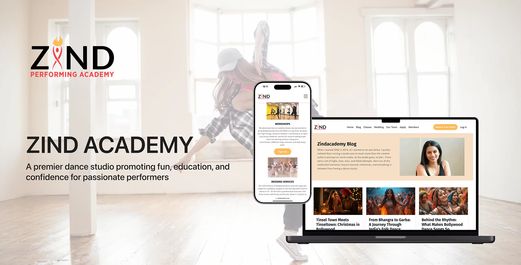 ZIND Academy: easy dancing online ZIND: Performing Academy